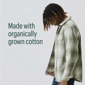 REI Co-op Wallace Lake Flannel Shirt Olive green/beige Sz XXL Tall
